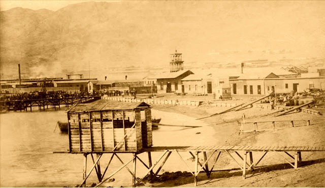Ciudad de Antofagasta hacia el año 1881